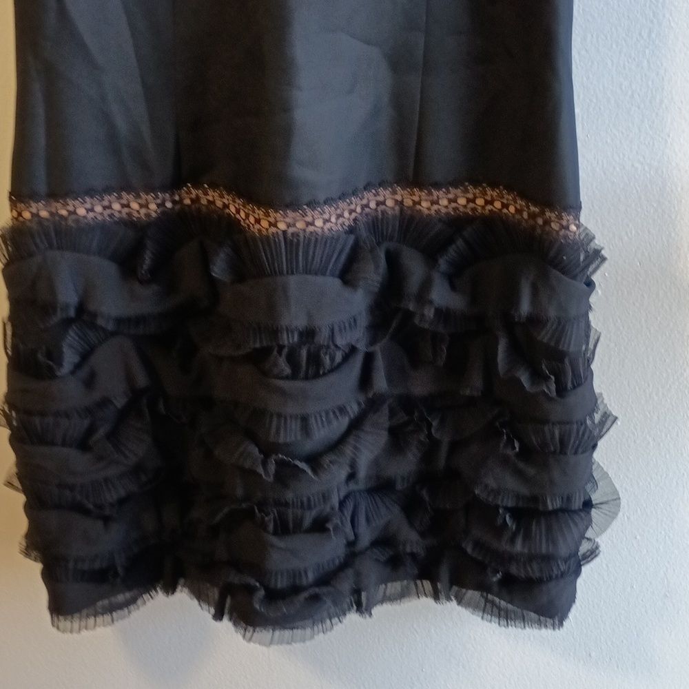 BCBG MaxAzria " Maile" Ruffle Mini Dress - Picture 8 of 11